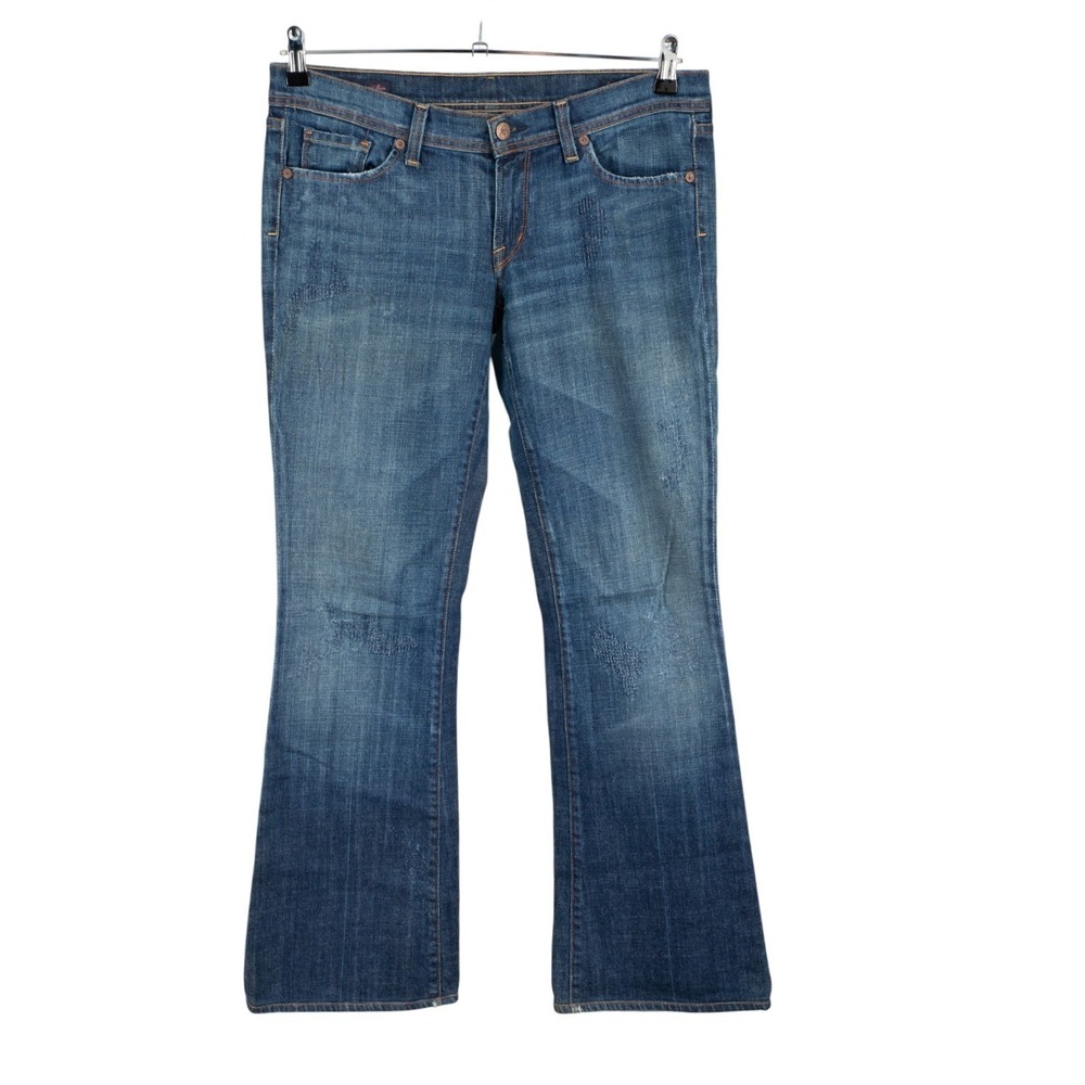Citizens of Humanity Naomi #065 Jeans Women 31 Blue Low Waist Flare 065B-001
